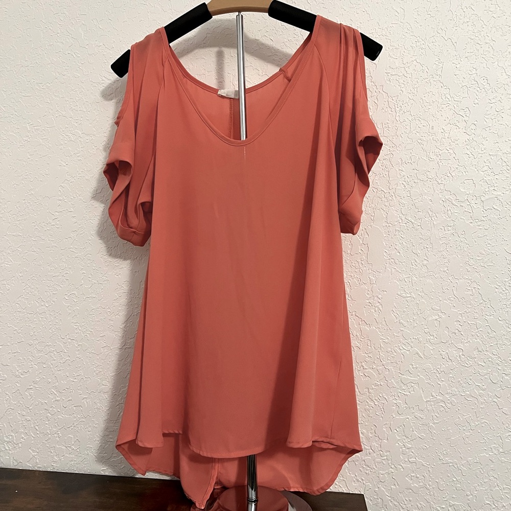Sienna Sky Open Shoulder Blouse